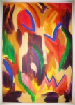 B41.Ildbassen. 70x100 cm. 4.500 Kr.